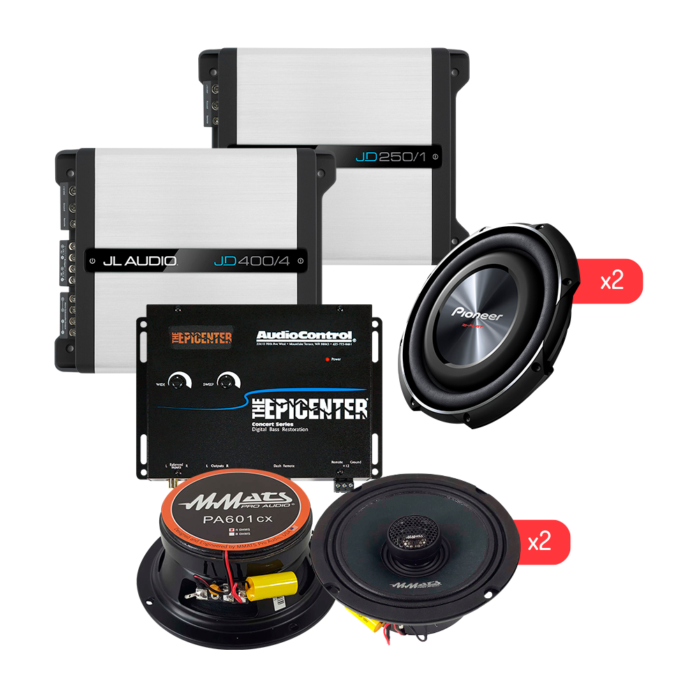 proyecto completo audio control con bocinas