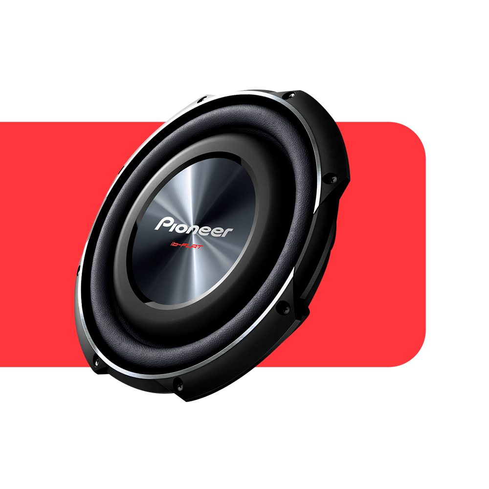 subwoofer plano pioneer ts a2500ls4 2 monstercar paquete
