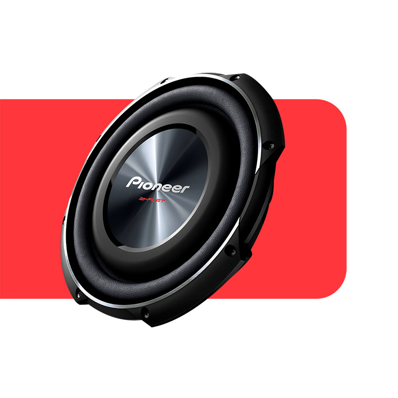 subwoofer plano pioneer ts a2500ls4 2 monstercar paquete